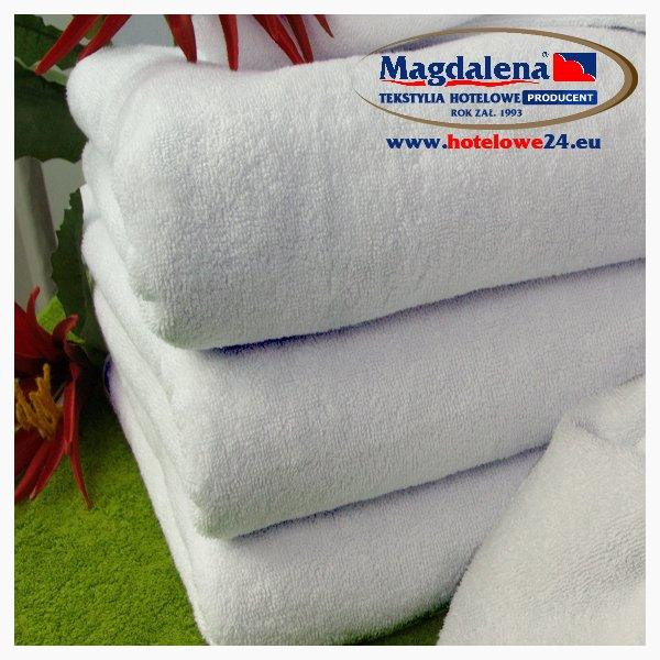 LUKRECJA Ręcznik hotelowy biały gr. 500/m2 rozm. 100x150 cm