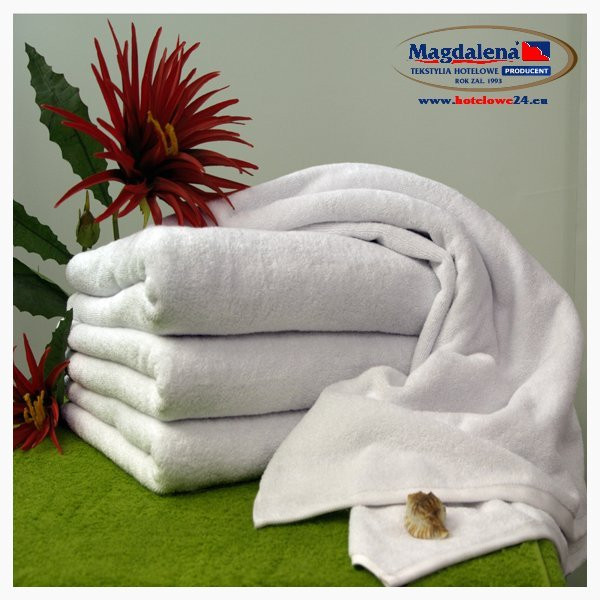 LUKRECJA Ręcznik hotelowy biały gr. 500/m2 rozm. 100x150 cm