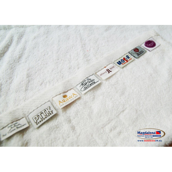 LUKRECJA Ręcznik hotelowy biały gr. 500g/m2 rozm. 70x140 cm