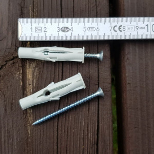 Kołek rozporowy z wkrętem rozm. 4,5x60/8 za 10 szt. 2