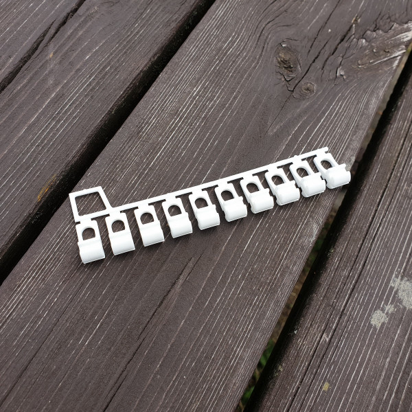 Suwak do karnisza aluminiowego typ KS - 10 sztuk