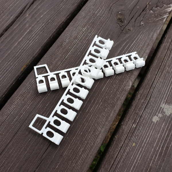 Suwak do karnisza aluminiowego typ KS - 10 sztuk