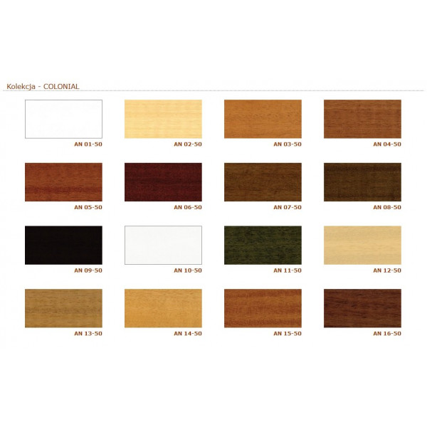 Żaluzja drewniana 50 mm rozm. 120x160 cm w kolorze szarym z kolekcji "Unique"