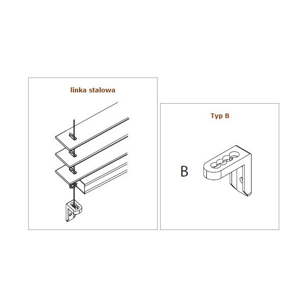 Żaluzja drewniana 50 mm rozm. 120x160 cm w kolorze szarym z kolekcji "Unique"