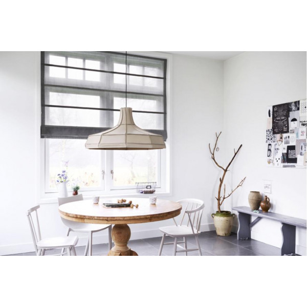 Zasłona zaciemniająca rzymska na wymiar 120 x 160 cm ze sterowaniem elektrycznym