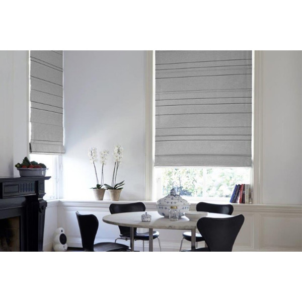 Zasłona zaciemniająca rzymska na wymiar 120 x 160 cm ze sterowaniem elektrycznym