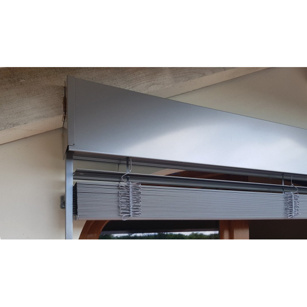 Żaluzja fasadowa Z90 z napędem elektrycznym Elero w kolorze "antracyt"