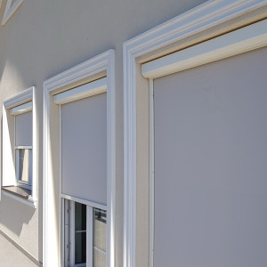 Roleta Screen SK95 ZIP w kolorze "krem" rozm. 120x150 cm napęd elektryczny. 2