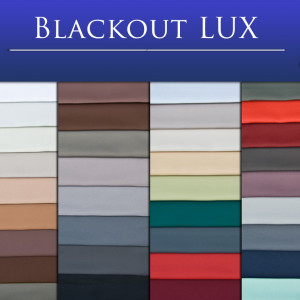 RF/LUX/300 Tkanina zaciemniająca gładka Blackout LUX