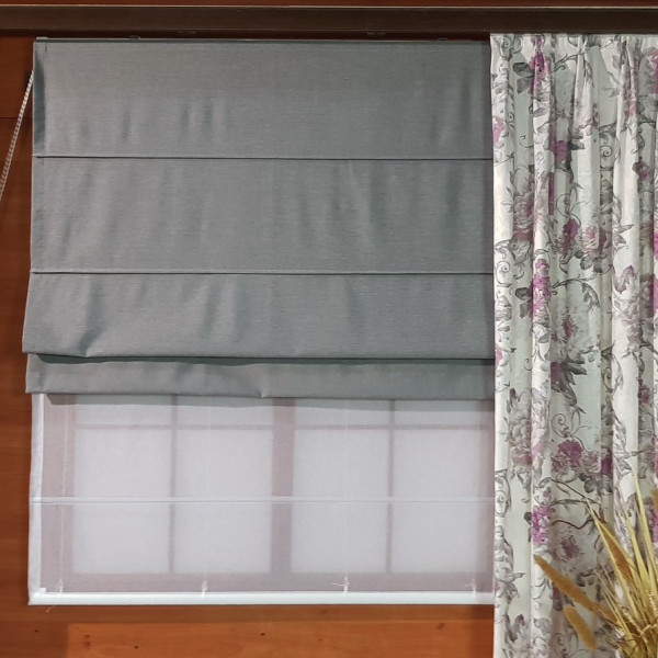 Mechanizm z szyciem. Roleta rzymska DUO w rozm. 130x150 cm