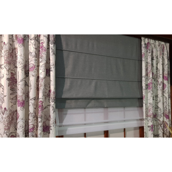 Mechanizm z szyciem. Roleta rzymska DUO w rozm. 130x150 cm