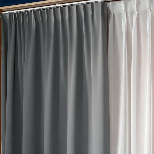 MAG 300 Zasłona zaciemniająca Blackout w kolorze jasnoszarym rozmiar 140x240 cm