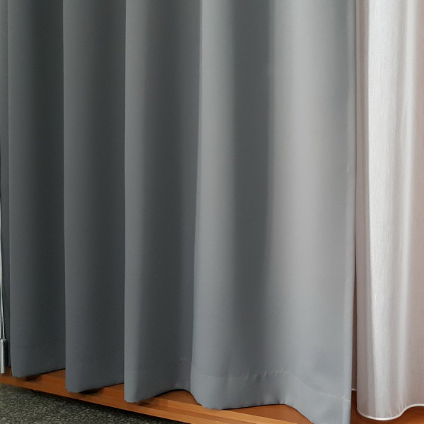 MAG 300 Zasłona zaciemniająca Blackout w kolorze jasnoszarym rozmiar 140x240 cm