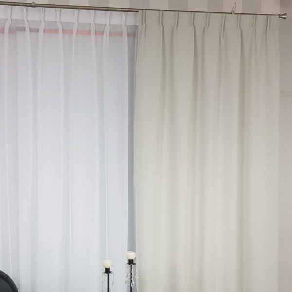 MAG 300 Zasłona zaciemniająca Blackout w kolorze jasnoszarym rozmiar 140x240 cm