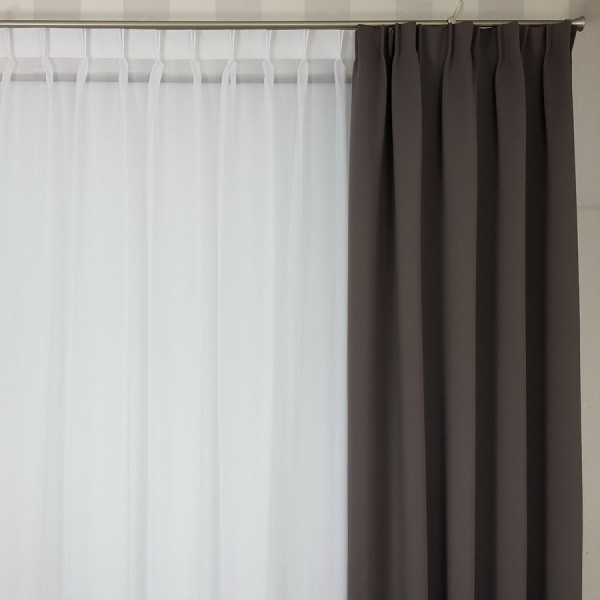 MAG 300 Zasłona zaciemniająca Blackout w kolorze jasnoszarym rozmiar 140x240 cm