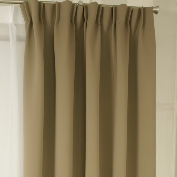 MAG 302 Zasłona Blackout gotowa w kolorze jasnoszarym rozm. 280x240 cm