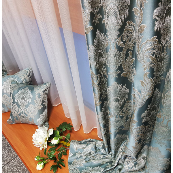 F/159 Pierre Cardin Ekskluzywne zasłony do salonu w rozm. 280 x 250 cm