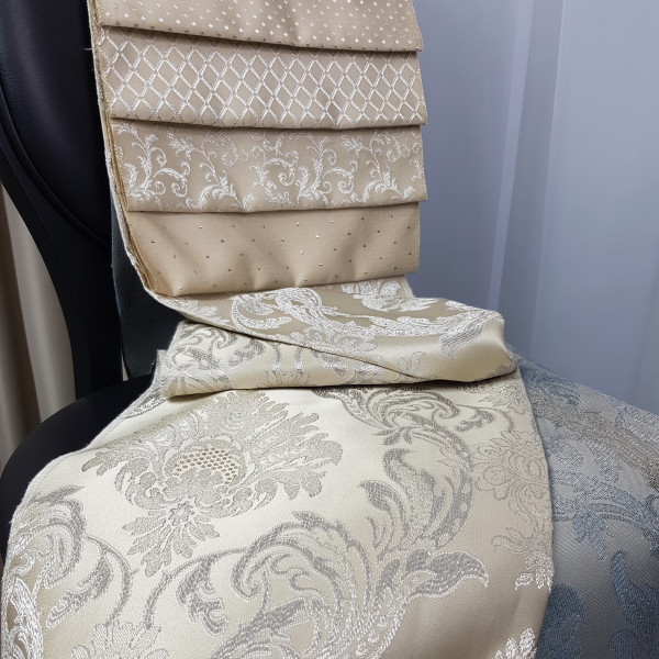 F/159 Pierre Cardin Ekskluzywne zasłony do salonu w rozm. 280 x 250 cm