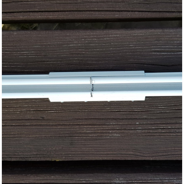 Łącznik aluminiowy do szyny KS zewnętrzny