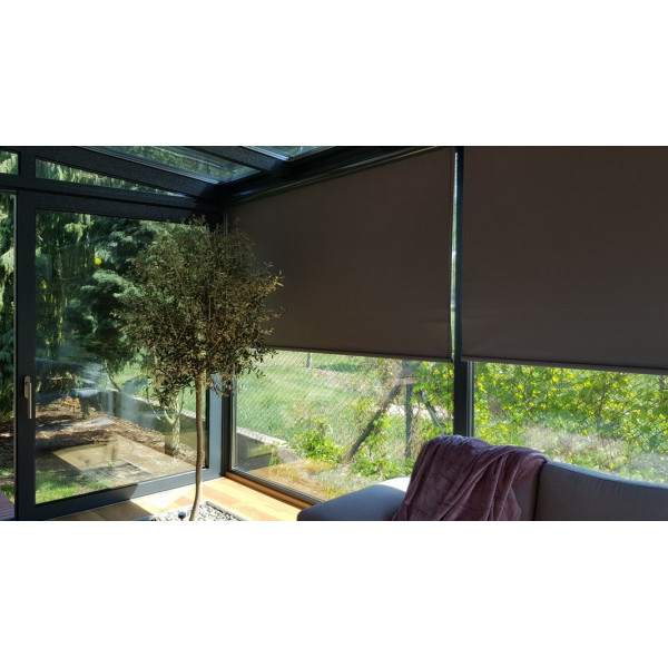 RM 45 Roleta wolnowisząca z napędem elektrycznym w rozm. 185x300 cm kolor szary