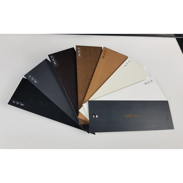 Żaluzja drewniana biała 70mm w rozm. 160x170 cm