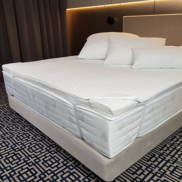 Ochraniacz na materac z gumkami w rozm. 90x200 cm za 10 szt.