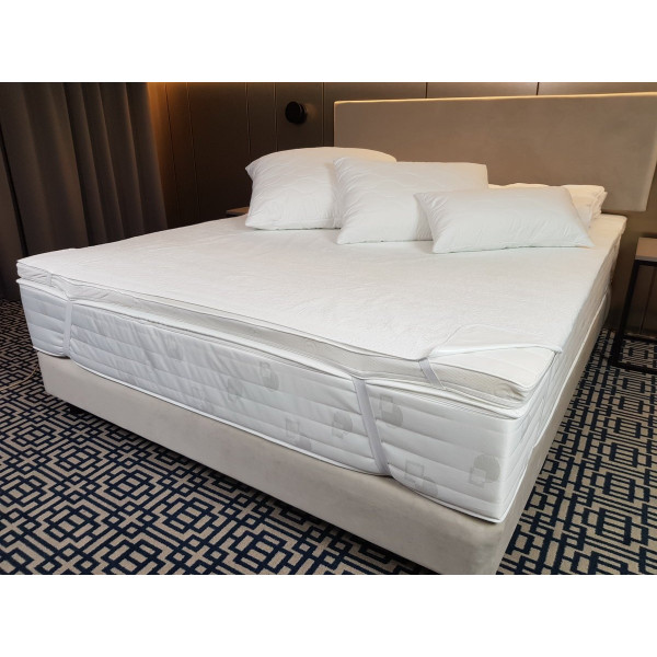 Ochraniacz na materac z gumkami w rozm. 90x200 cm za 10 szt.