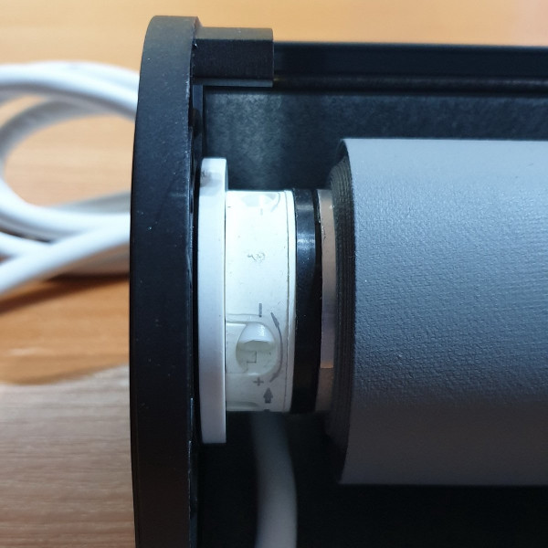 RM 45 Roleta wolnowisząca z napędem elektrycznym w rozm. 168x286 cm kol. B609 antracyt