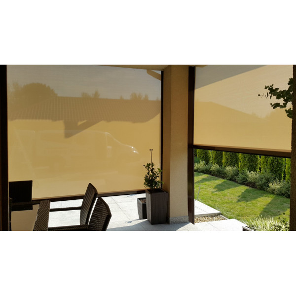 Roleta zewnętrzna SK45 typu Screen w rozm. 380x300 cm