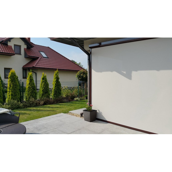 Roleta zewnętrzna SK45 typu Screen w rozm. 380x300 cm