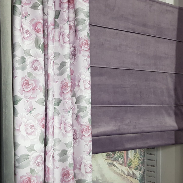 Roleta rzymska z mechanizmem łańcuszkowym w rozm. 125x160 cm