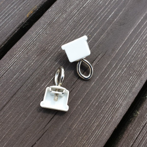 Zakończenie z wkrętem oczkowym do szyny aluminiowej KS 2