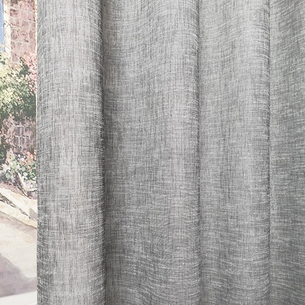 Zasłona na przelotkach szara do salonu w rozm. 240x250 cm