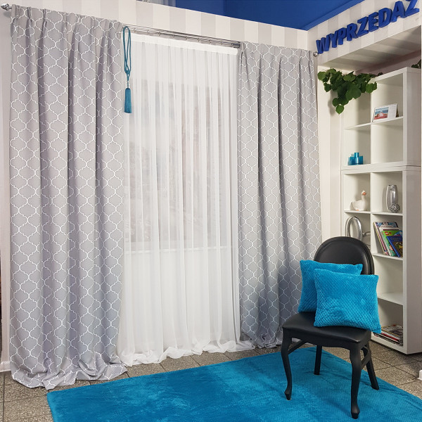 Zasłony hotelowe blackout MAG 343 w rozm. 150 x 265 cm