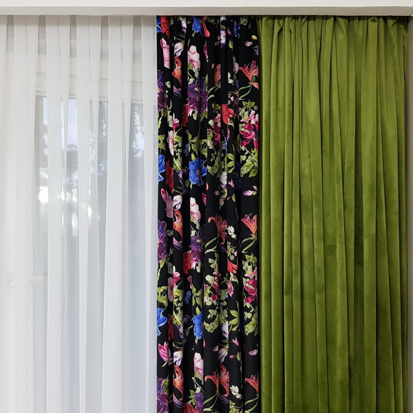 Zasłony dekoracyjne welurowe MAG 345 w rozm. 140 x 250 cm