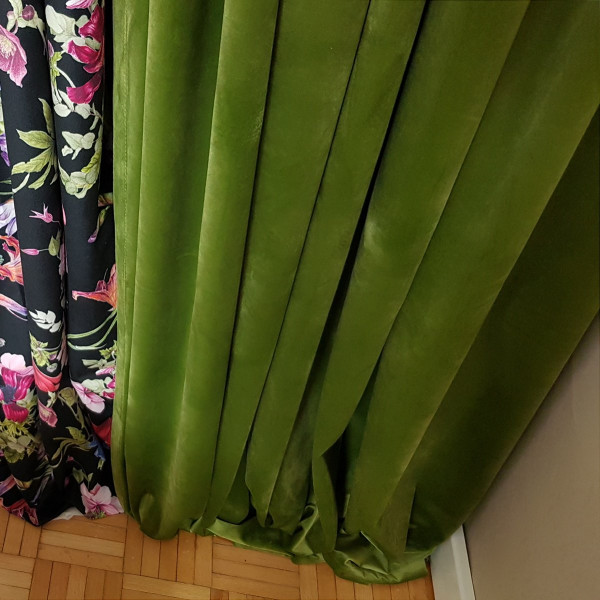 Zasłony dekoracyjne welurowe MAG 345 w rozm. 140 x 250 cm