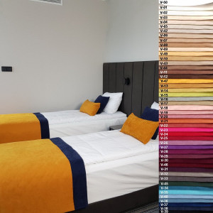 Narzuta na łóżko hotelowe PAS 320 w rozm. 80x140 cm za 10 szt. 2