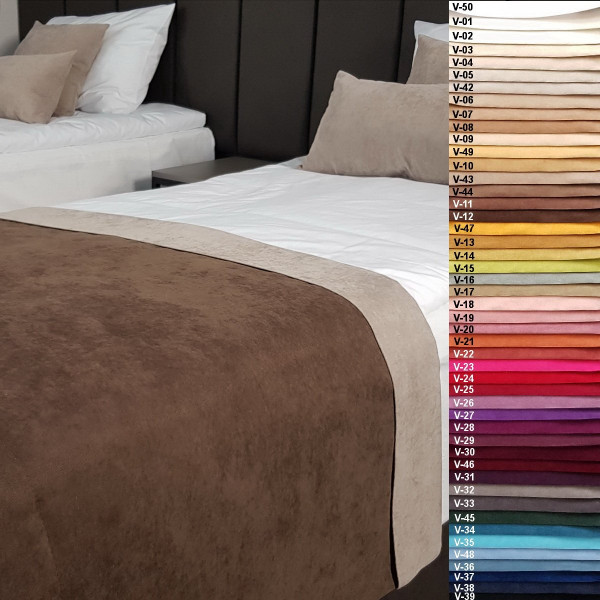 Narzutka na łóżko PAS 335 hotelowa w rozm. 80x170 cm za 10 szt.