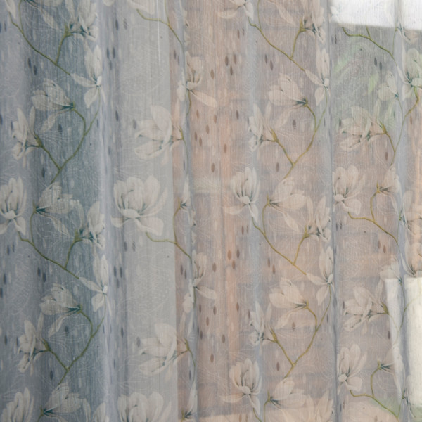 Firana gotowa na szelkach kol. biały rozm. 255x140 cm LUIZA