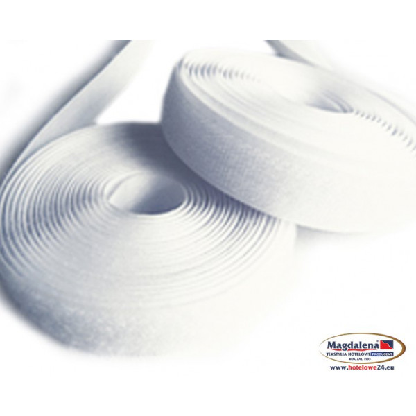 Taśma rzep z klejem do falban  - CENA ZA 25 MB.