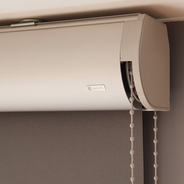 Roleta wolnowisząca zaciemniająca rozm. 91x198 cm kolor szary