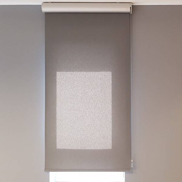 Roleta wolnowisząca zaciemniająca rozm. 91x198 cm kolor szary