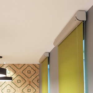 Roleta do biura w rozm. 95x195 cm RM45 w kolorze zielonym 2