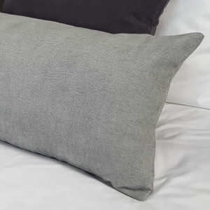 Dekoracyjna poszewka na poduszkę 30x60 cm jasno szara POS 322 za 30 szt. 2