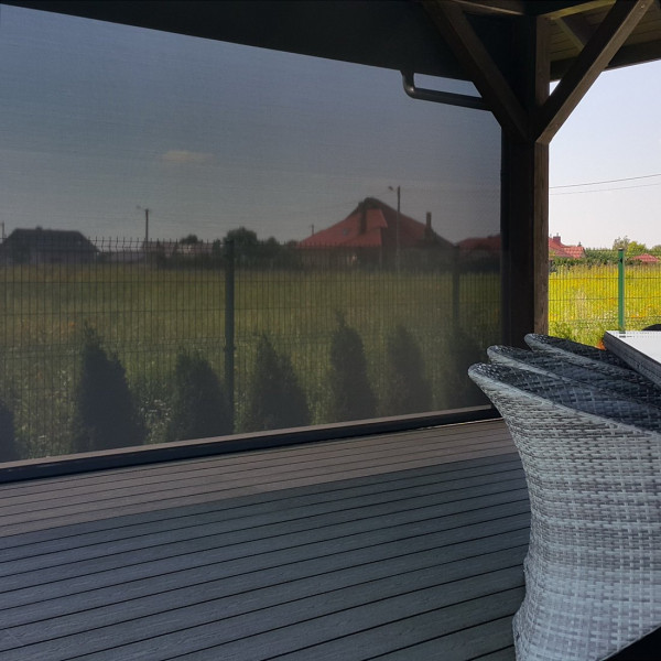 Roleta tarasowa screen na wymiar 460x300 cm refleksola