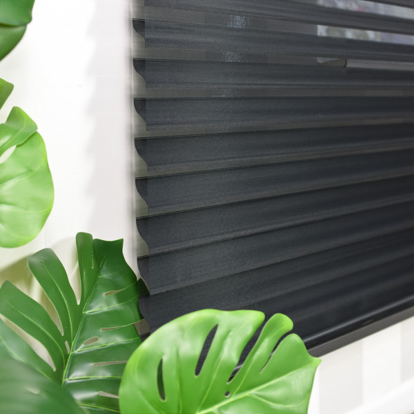 Roleta czarna w rozm. 150x150 cm Zebra Elegance