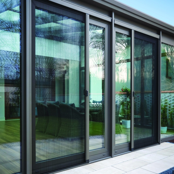 Moskitiera plisowana na wymiar 180x200 cm kolor antracyt